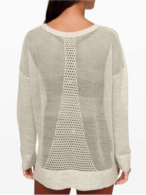 Lululemon Well Being Crew Sweater *Linen
Heathered Muslin